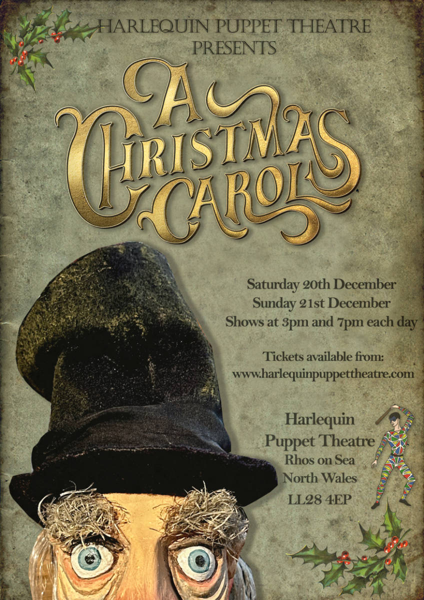 a christmas carol at the harlequin puppet theatre